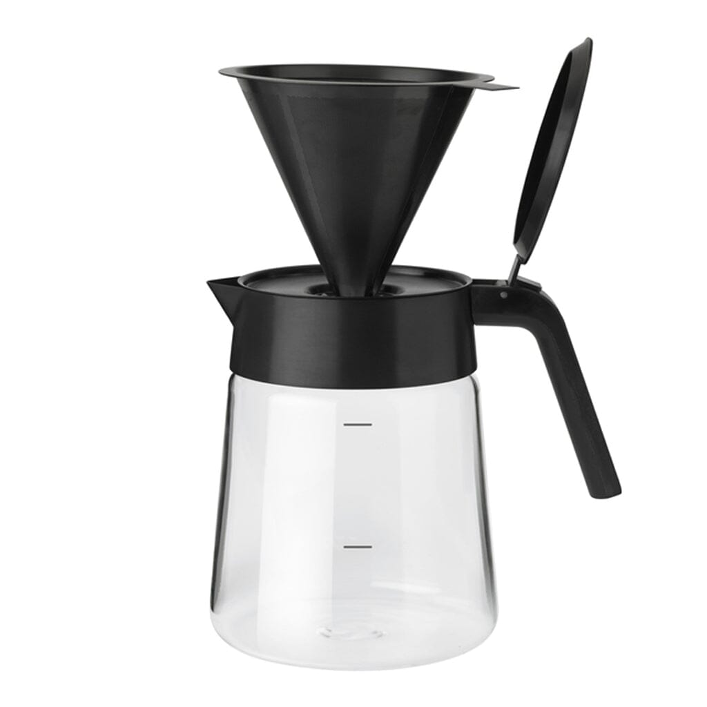 Stelton - Nohr glazen server zwart metallic Stelton