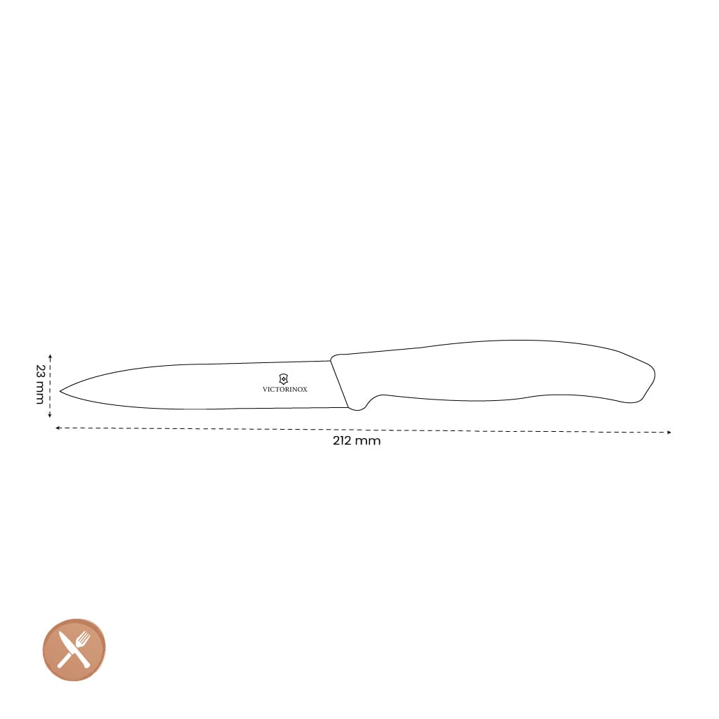 Victorinox - Officemes Swiss Classic Zwart 10 cm Victorinox