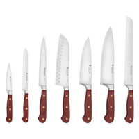 Wusthof - Classic Colour 7-delige messenset met blok Tasty Sumac Messenset met blok Wusthof