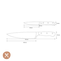 Coffret de couteaux Wusthof - Couteau de bureau classique + couteau de chef
