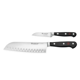 Wusthof - Couteau Santoku classique + Couteau d'office Bezig met laden...