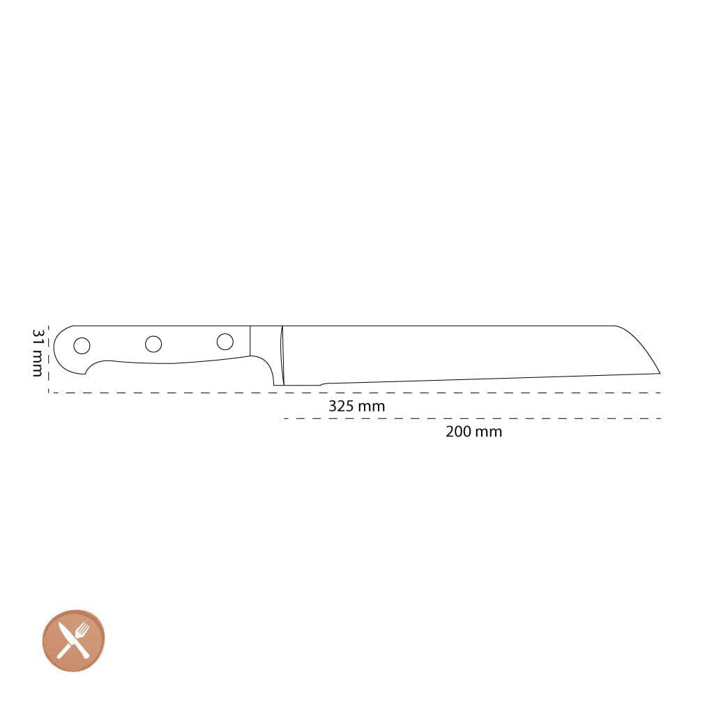 Zwilling - Prof S Broodmes 200 mm Broodmes Zwilling