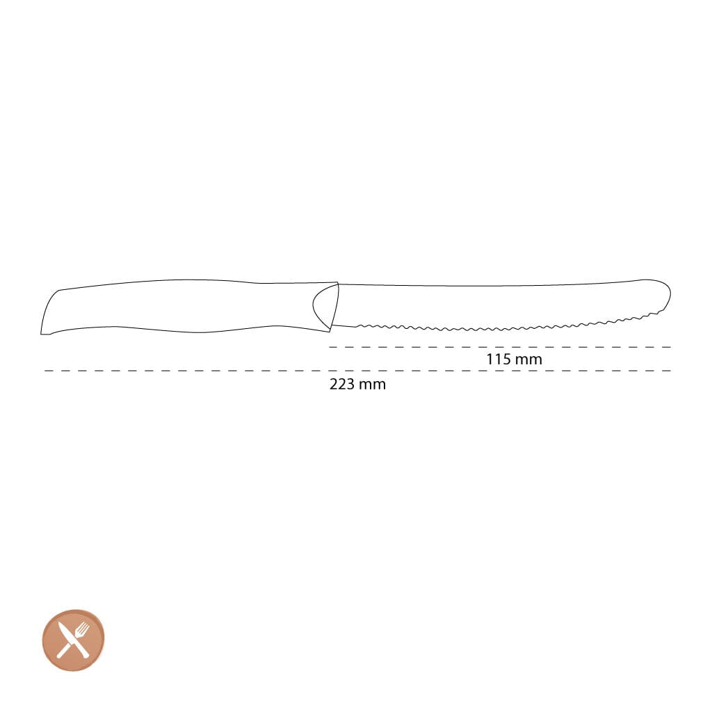 Zwilling - Twin Grip Universeel mes 120 mm Zwilling