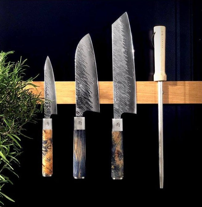 Ame - Japanse Santoku Rain Pattern 18 cm Kitchen Knives KookGigant
