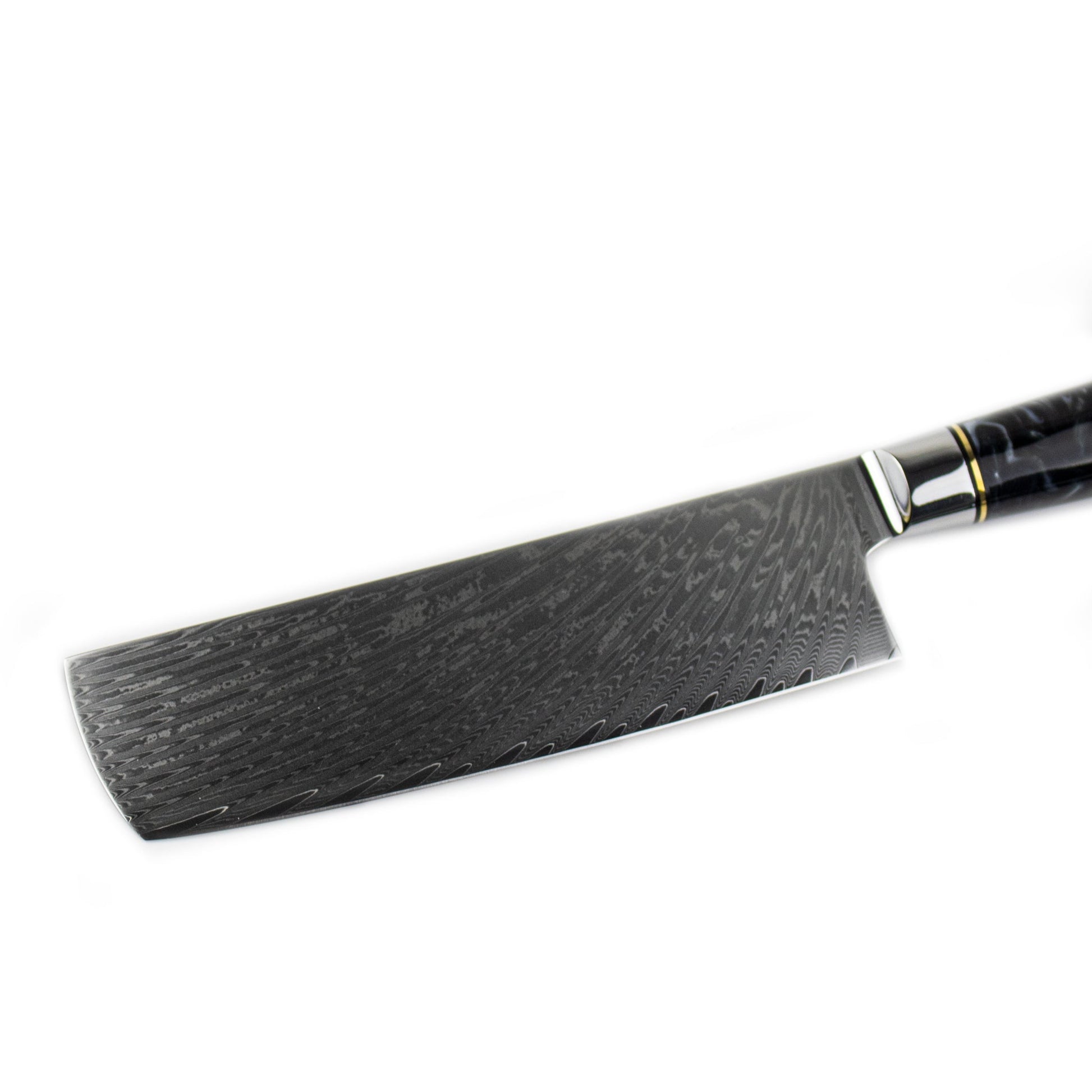 Epoxy Onyx Damascus Nakiri 18 cm Shinrai Japan