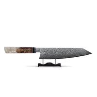 Kiritsuke mes Damascus Diamond Octagon Keukenmessen Shinrai Japan