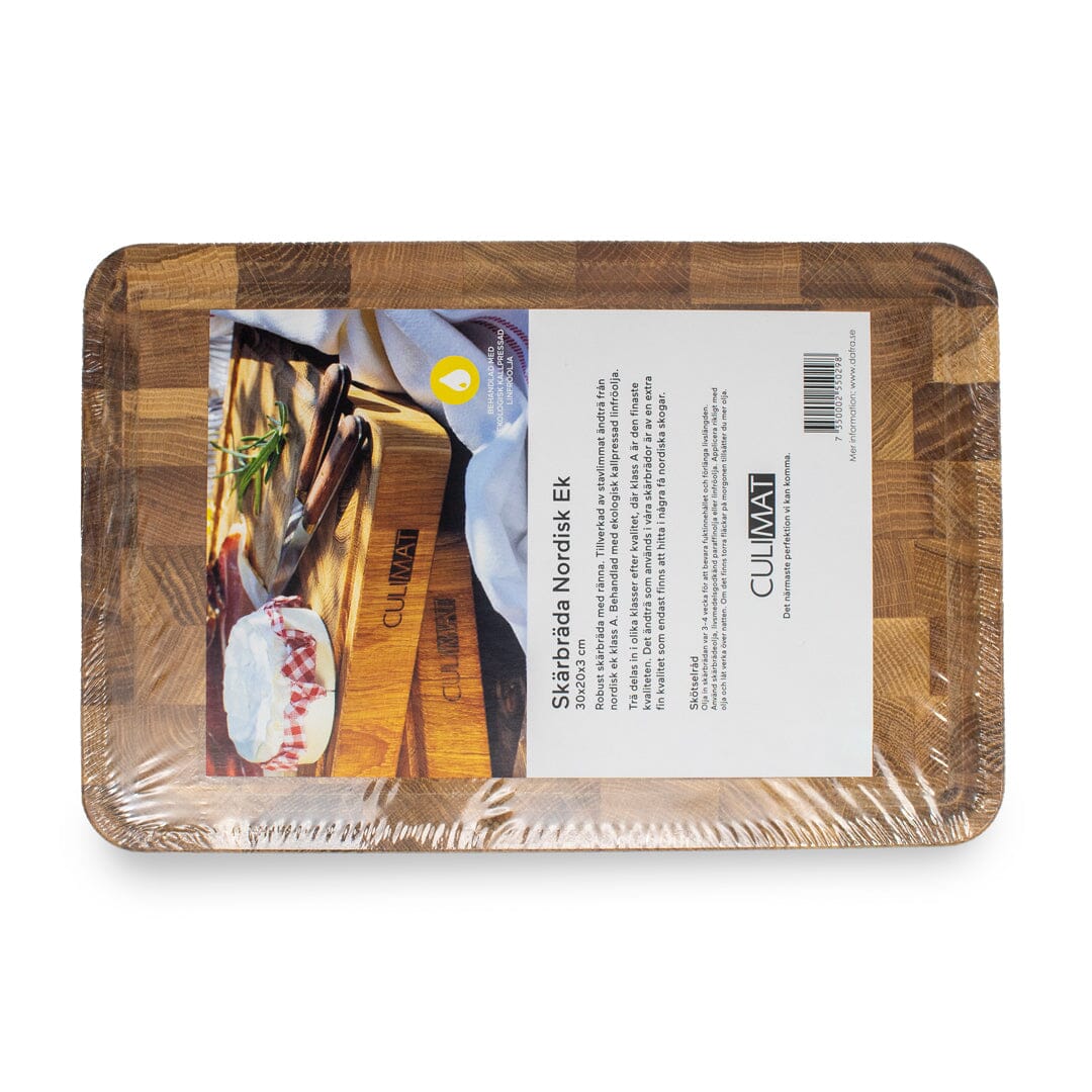 Satake - Snijplank Eiken Gestoken met goot - 30x20x3 cm Snijplanken Satake