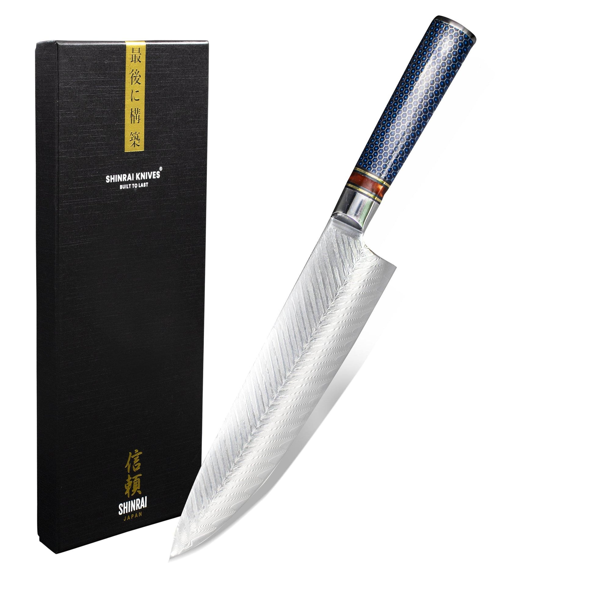Special Edition - Dragonfire Micarta Jewels - Koksmes 20 cm Shinrai Japan