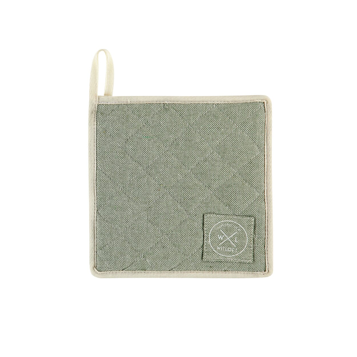 Witloft - Gerecycled Katoen Pannenlappen (2 st.) - Pistache Pannenlappen Witloft