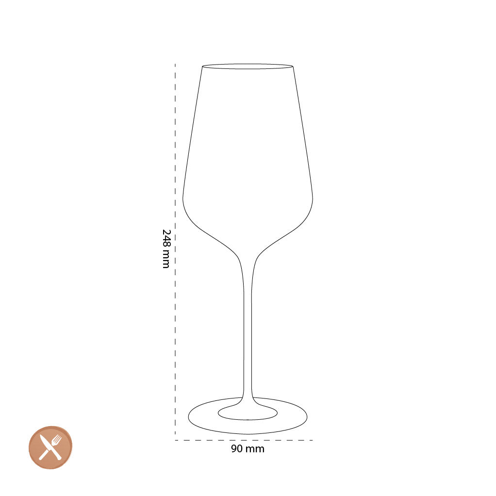 Leonardo - BRUNELLI White Wine Glasses 580ml - Pack of 6