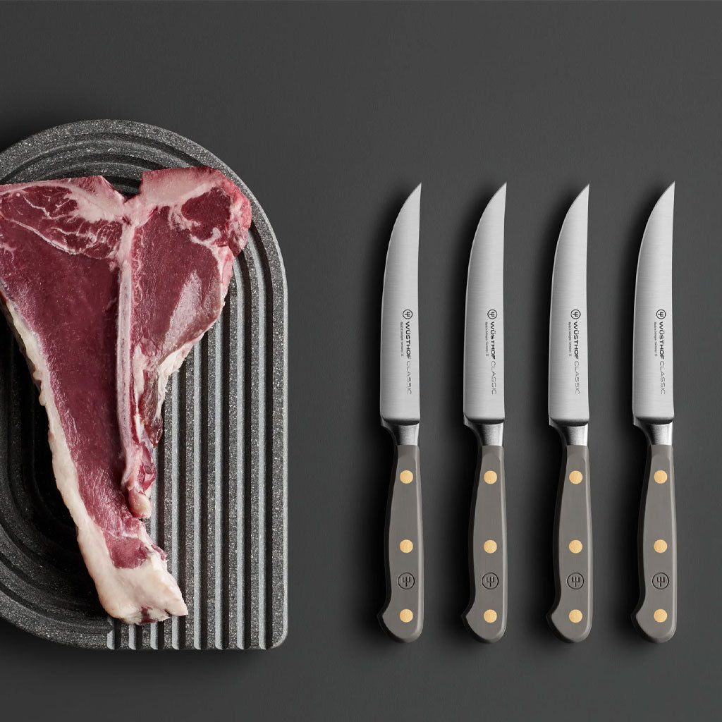 Wusthof - Classic Steak Knife Set 4-piece Velvet Oyster