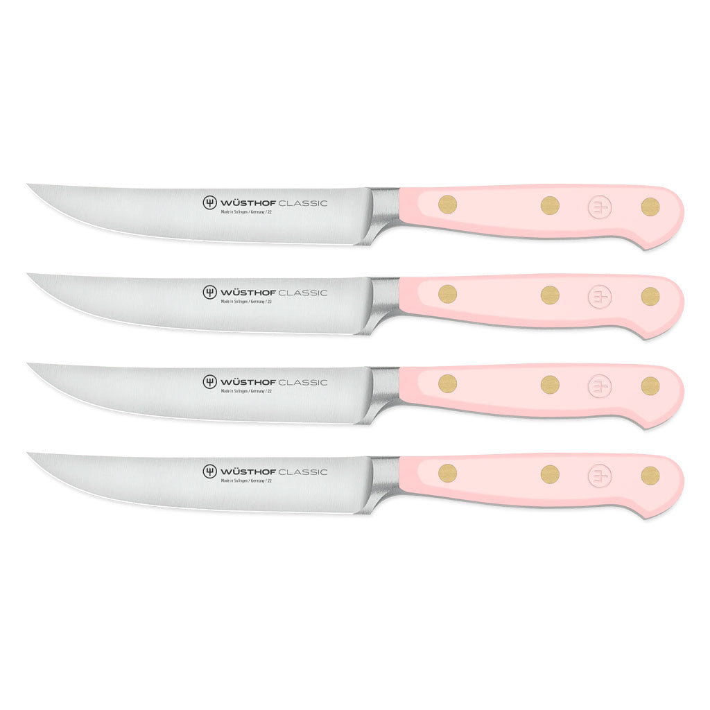 Wusthof - Classic Steakmessenset 4-delig Pink Himalayan Salt