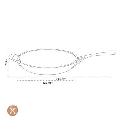 Demeyere - Proline 7 Frying pan 32 cm