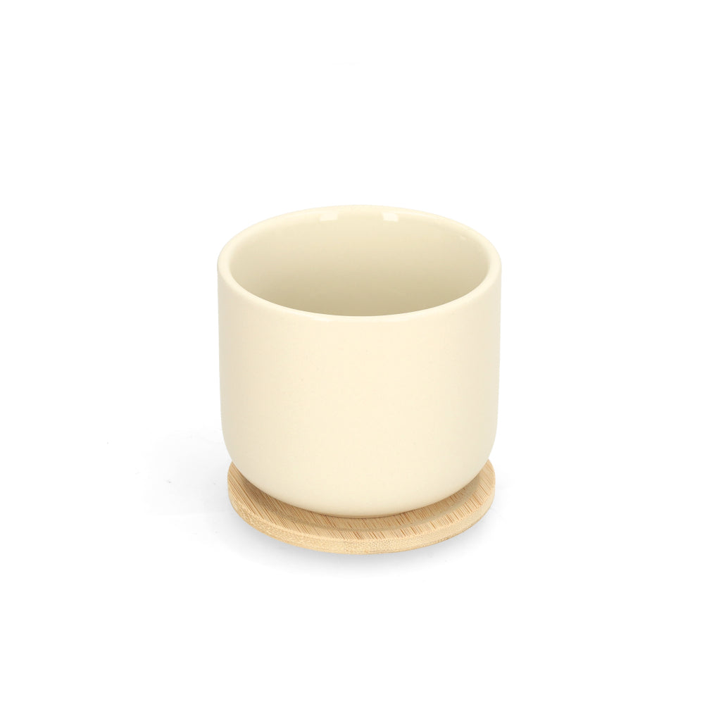 Stelton - Theo cup with coaster 0.2 l sand