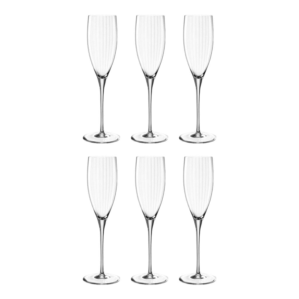 Leonardo - POESIA Champagne Glasses 250ml - Pack of 6