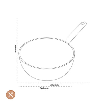 Demeyere - Sauteuse conique Apollo 7 20 cm