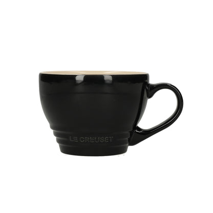 Le Creuset - Large Cappuccino Mug Ebony Black 0.4l