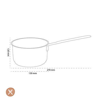 Demeyere - Spécialités 3 Casserole 12 cm