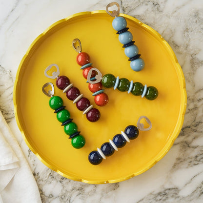 Addison Ross - Bobbin Bottle Opener - Pale Denim & Navy