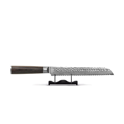 Shinrai Knives - Ensemble de 7 couteaux en damas martelé BR