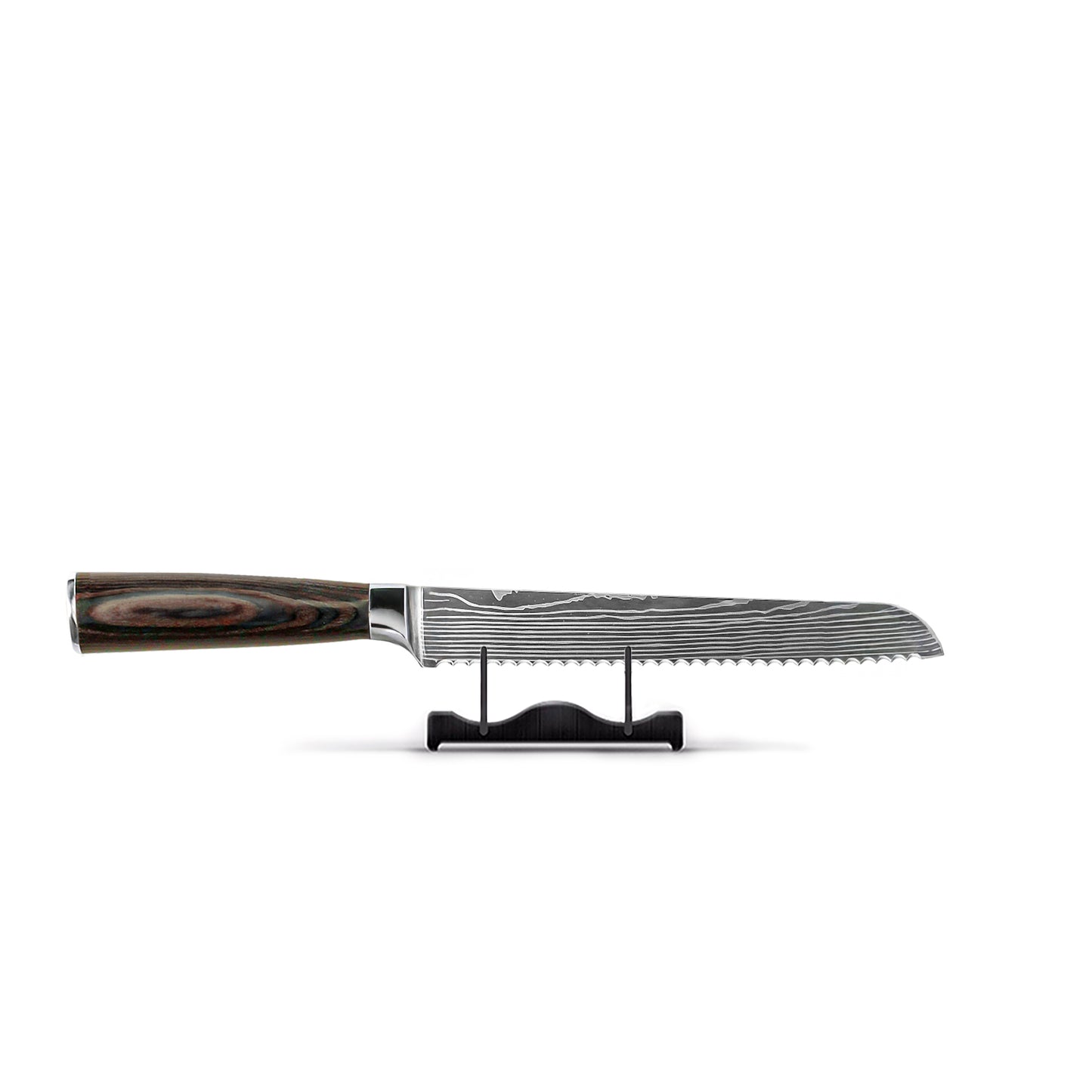 Shinrai Knives - Damascus Print 14-piece Knife Set - Master collection XL set + Block