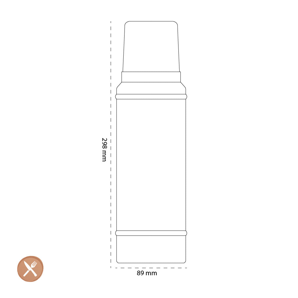 Stanley - La Bouteille Classique Légendaire 0,75L Cendre