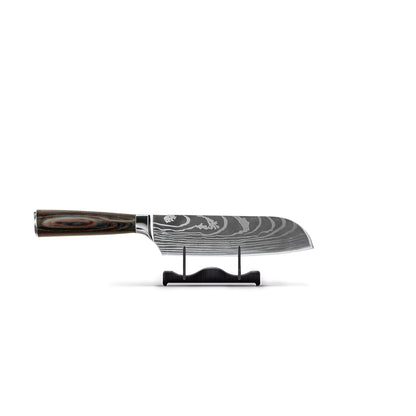 Shinrai Knives - Damascus Print 14-piece Knife Set - Master collection XL set + Block