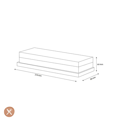 Shinrai Knives - Double Sided Sharpening Stone - Grit 3000/8000