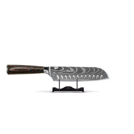 Japanese Damascus Print Santoku 18cm