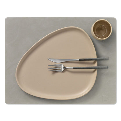 ADN de Lind - Set de table Carré L Nupo Gris Clair