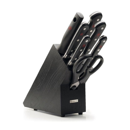 Wusthof - Classic 7-piece knife set with block black