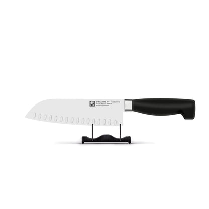 Zwilling - 4 Star Santoku knife with dimples 180 mm