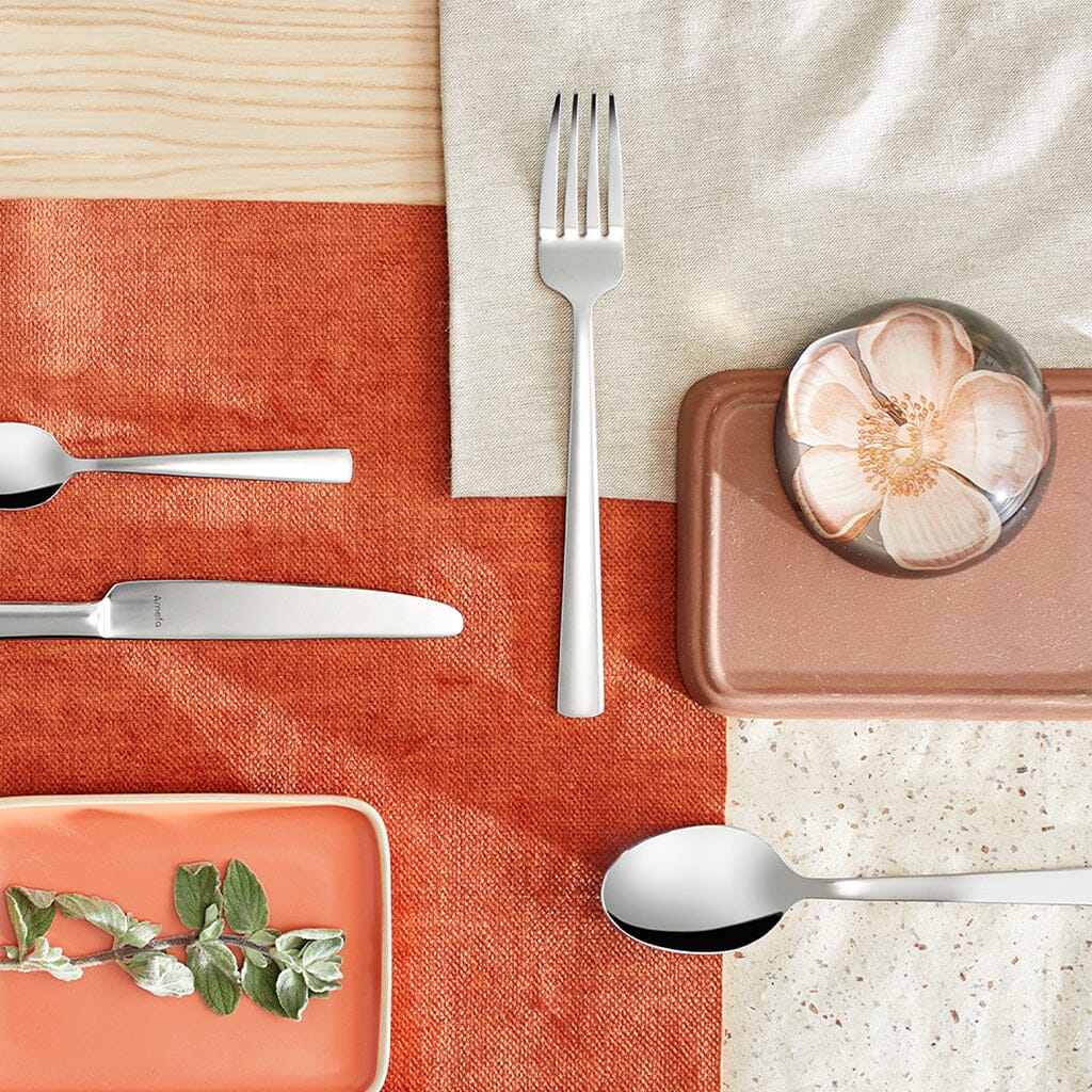 Amefa - Moderno 60-delige Bestekset 6 Personen Hoogglans - Zilverkleurig Bestekset Amefa 