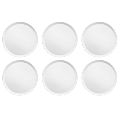 Médard de Noblat - Assiette plate Yaka Blanc 27 cm (lot de 6)