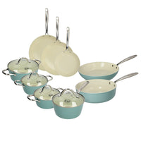 Cook & Pan - Go Blue Pannenset 9-delig Pannenset Cook & Pan 