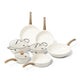 Cook & Pan - Batterie de cuisine Go Ivory 7 pièces