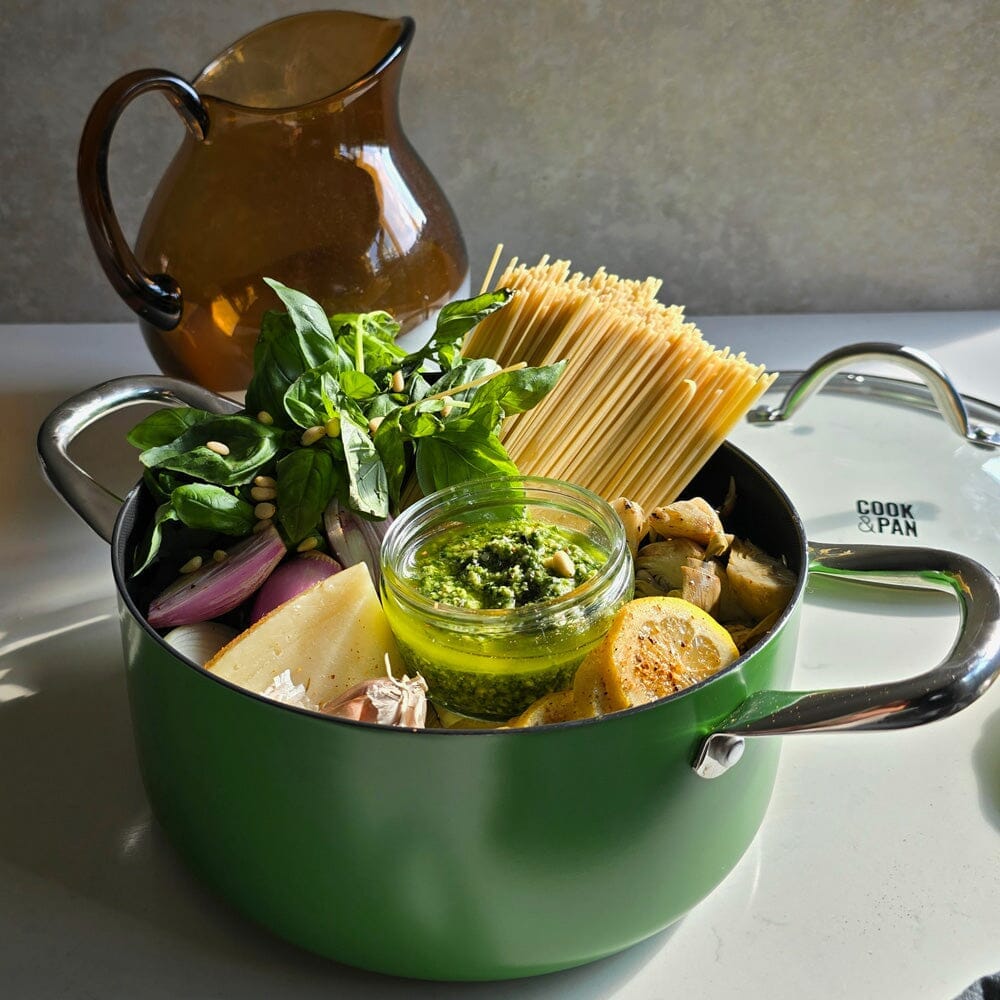 Cook & Pan - Honey Go Green Pannenset 7-delig Pannenset Cook & Pan 