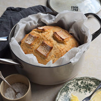 Cook & Pan - Honey Go Ivory Kookpot 24 cm met glazen deksel Cook & Pan 