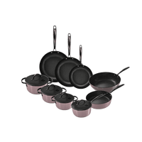 Cook & Pan - Honey Taupe of Mind Pannenset 9-delig Pannenset Cook & Pan 