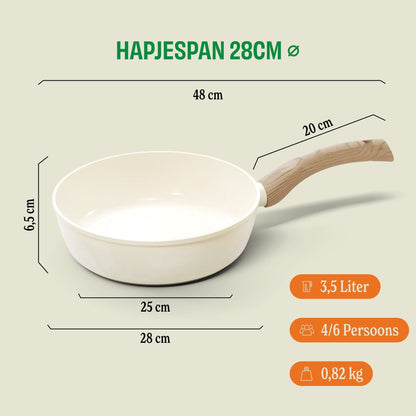 Cook & Pan - Go Ivory Sauté Pan 28 cm