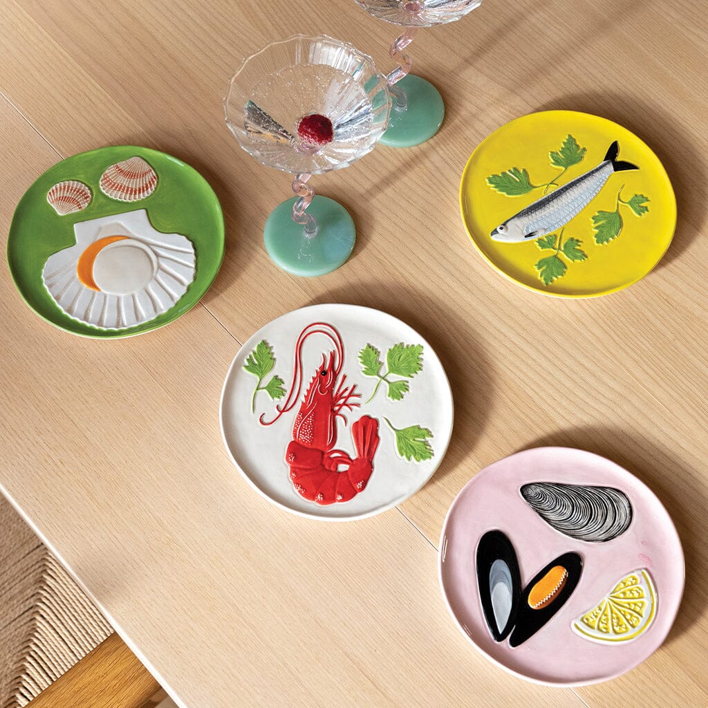 &Klevering - Bord de la mer set van 4 Borden &Klevering 