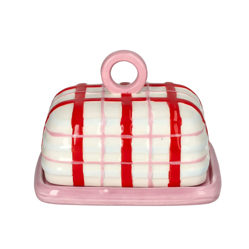 &Klevering - Botervloot ruit roze Botervloot &Klevering 