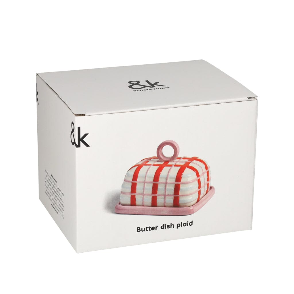 &Klevering - Botervloot ruit roze Botervloot &Klevering 