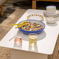 &Klevering - Glas flora wit set van 2 Drinkglazen &Klevering 