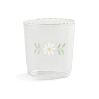 &Klevering - Glas flora wit set van 2 Drinkglazen &Klevering 