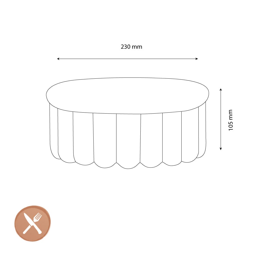 &Klevering - Koektrommel Charlo - Burgundy &Klevering 