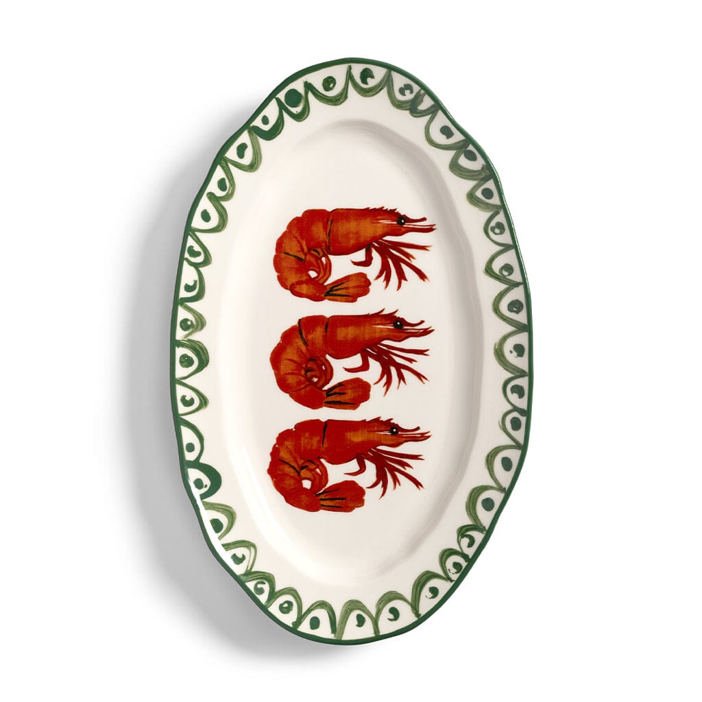 &Klevering - Sirène Serverschaal - Garnaal Serveerschaal &Klevering 