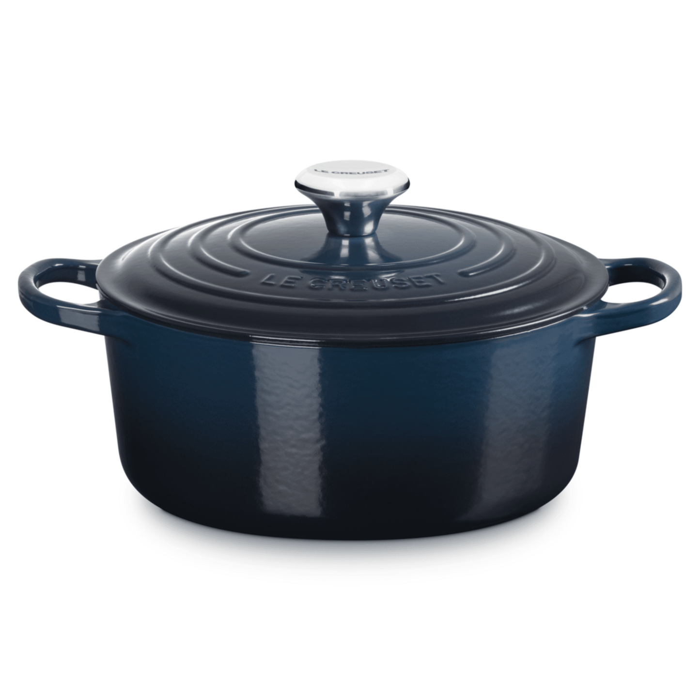 Le Creuset - Braadpan Rond in Geëmailleerd Gietijzer - Nuit - 28 cm Braadpan Le Creuset 