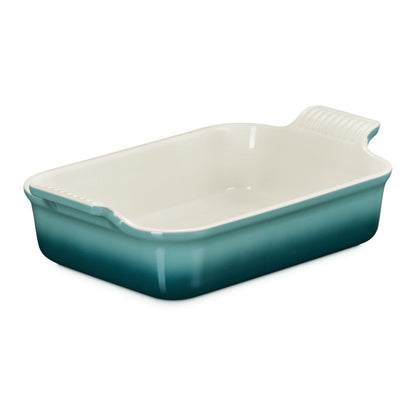 Le Creuset - Heritage Ovenschaal rechthoekig Blue Riviera 26 x 19 cm Ovenschaal Le Creuset 