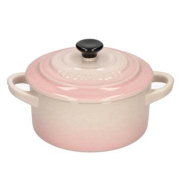 Le Creuset - Mini-Braad-/ Stoofpan Shell Pink 10cm 0,2l Braadpan Le Creuset 